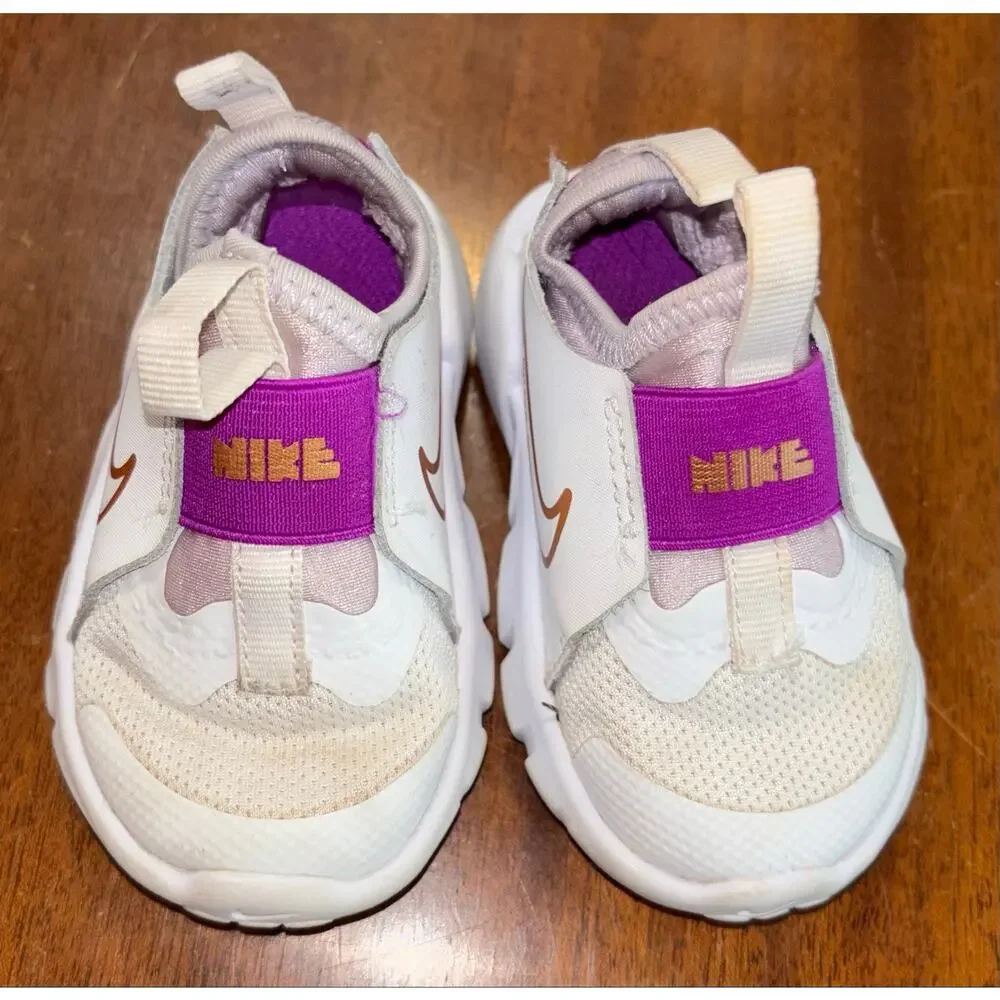 Nike Flex Runner 2 Baby 'White Violet Frost' (size 4C)